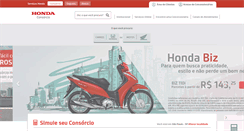 Desktop Screenshot of consorcionacionalhonda.com.br